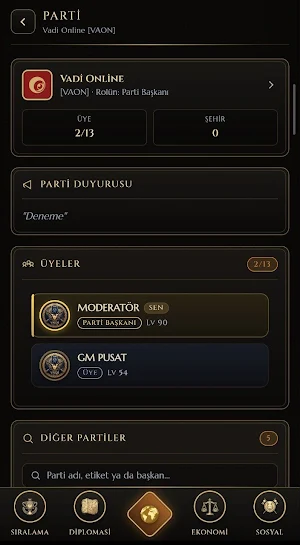 Vadi Online:Strateji&Savaş Sim Screenshot 1