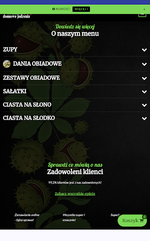 KASZTAN - Domowe Jedzenie Screenshot 2