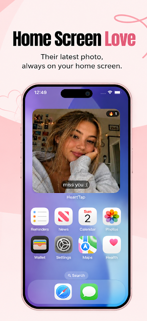HeartTap: Couple Photo Widget Screenshot 0