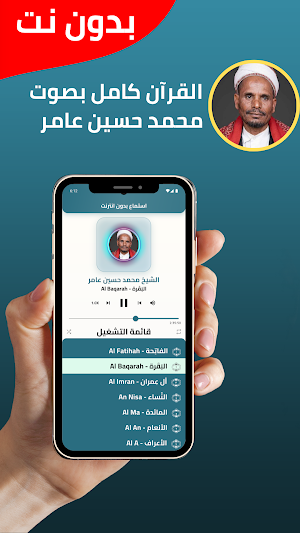 محمد حسين عامر قران بدون نت Screenshot 1