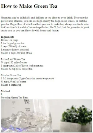 Tea Recipes Guide Screenshot 1