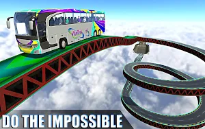 Impossible Bus Simulator Tracks Driving Screenshot 2