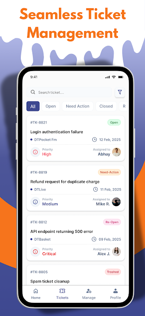 TicketMind App Screenshot 1