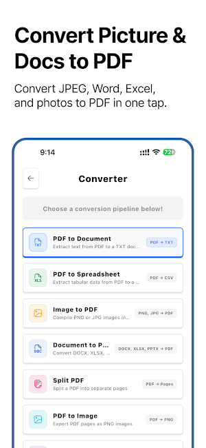 DocuDone: PDF Editor & Scanner Screenshot 2