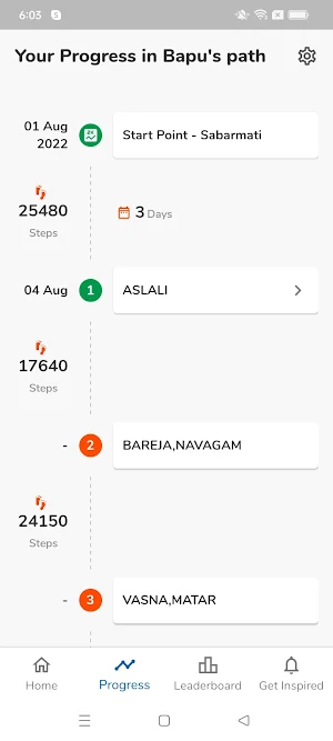 500K Step Challenge Screenshot 1