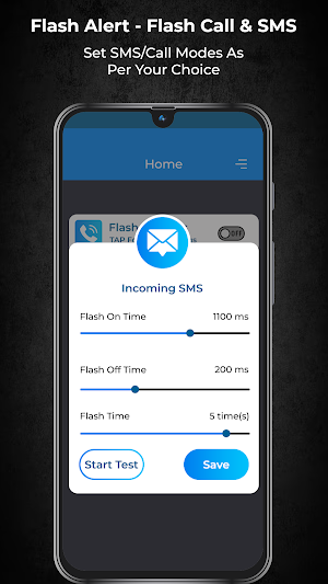 Flash Alert on Call and SMS Screenshot 3