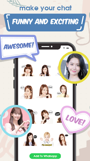 Yoona Korean Artist GifSticker Screenshot 0