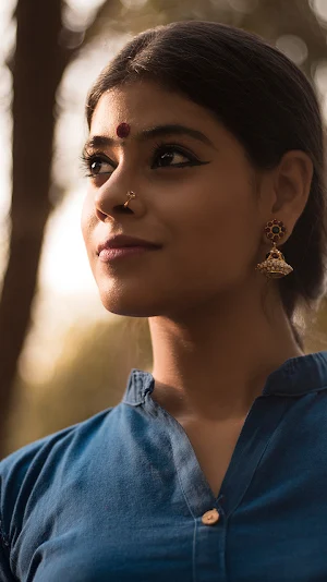simple indian girl wallpaper Screenshot 0
