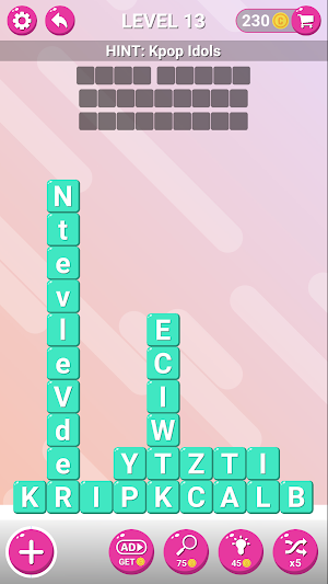 Word Kpop Blocks Screenshot 3