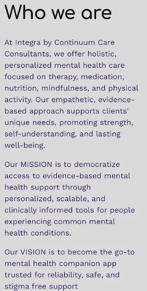 Integra by Continuum Care Screenshot 2
