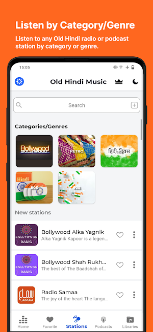 Old Hindi Songs & Music Radio Screenshot 1