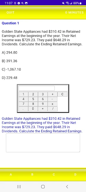Test Exam Accounting Review Screenshot 2