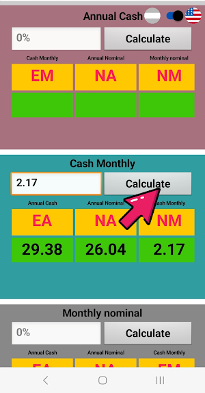 interest rate converter Screenshot 3