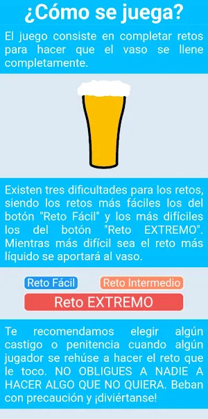 Retos y Alcohol Screenshot 3