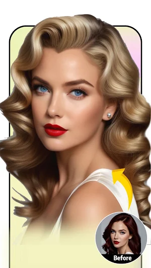 Hair look- AI Hairstyle try on Screenshot 1