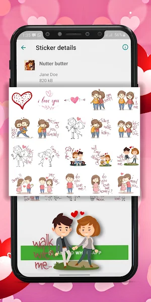love writes stickers for WASti Screenshot 1