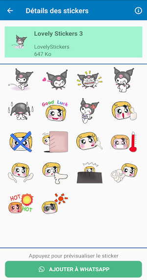 Stickers Kuromi - WASticker Screenshot 3