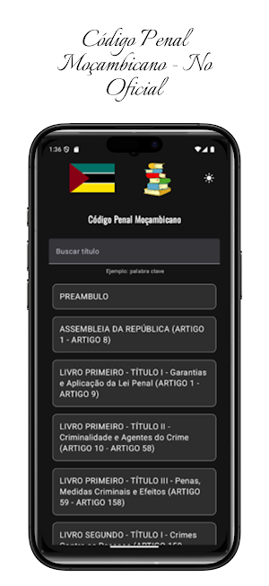 Código Penal Moçambicano Screenshot 2