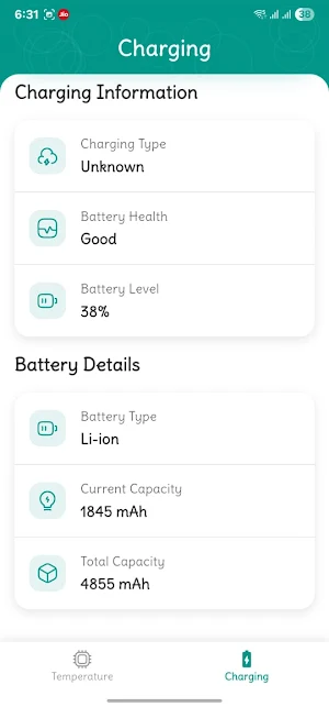Battery Temperature Screenshot 3