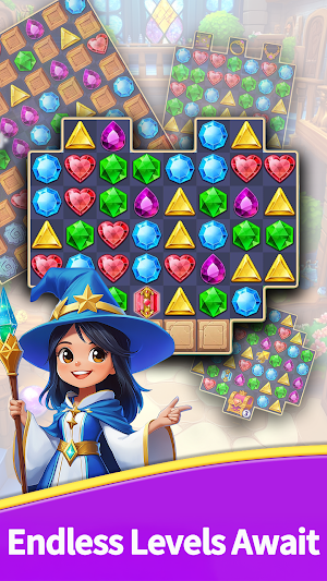 School of Magic : jewel Match3 Screenshot 0