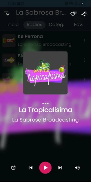 La Sabrosa Broadcasting Screenshot 2