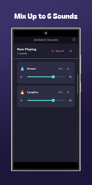 Ambient Sounds - Relax & Sleep Screenshot 2