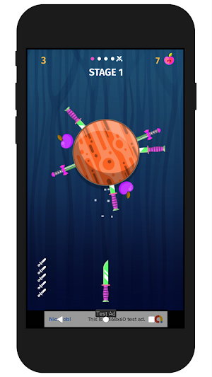 Knife Throw Game Screenshot 1