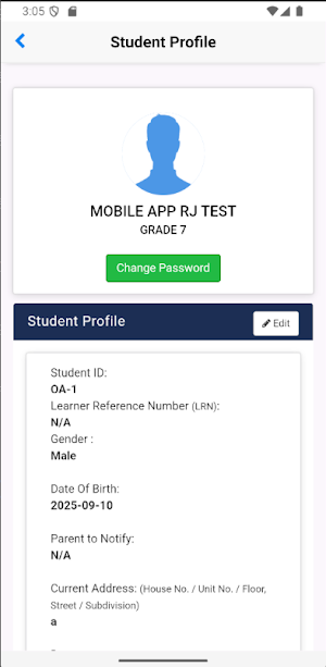 Kong Hua School Mobile Portal Screenshot 2