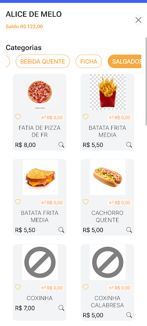 Cantina do Colégio Screenshot 2