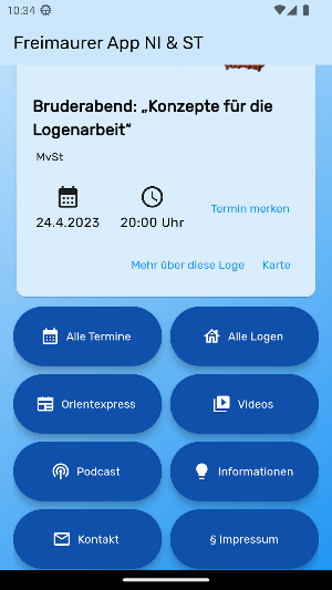 Freimaurer App Ni.-St. Screenshot 1