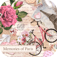Vintage Wallpaper Memories of Paris Theme