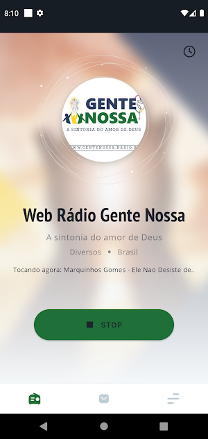 Web Rádio Gente Nossa Screenshot 2
