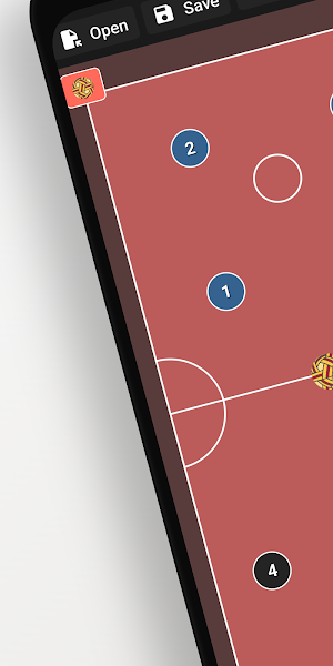 Sepak Takraw Tactic Board Screenshot 0