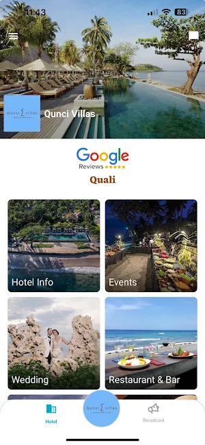 Qunci Villas Resort Screenshot 0