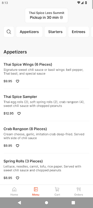 Thai Spice Lees Summit Screenshot 1