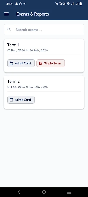 D.C Convent Parent App Screenshot 0