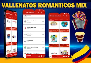 Vallenatos Romanticos Mix Screenshot 0