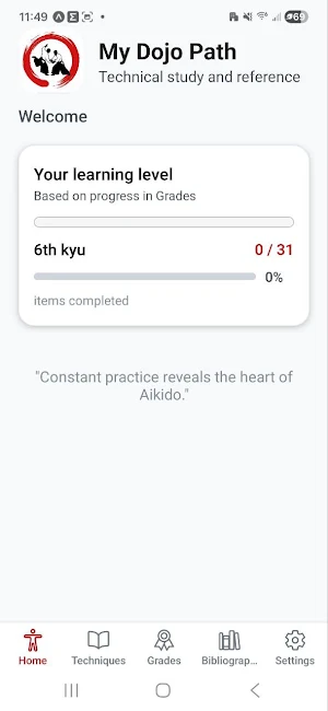 Aikido Trainer Dojo Path Screenshot 0