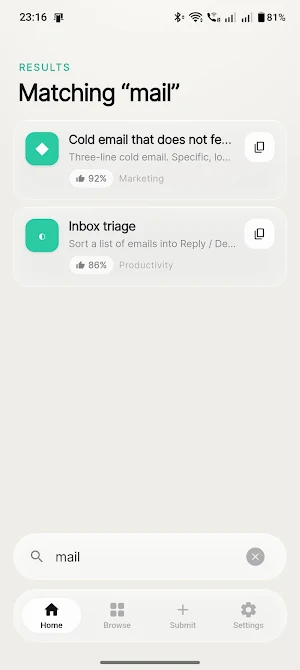 Prompt Lib: AI Prompt Library Screenshot 2