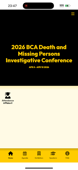 BCA Conferences Screenshot 1