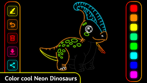 Doodle Glow Kids Coloring Book Screenshot 2