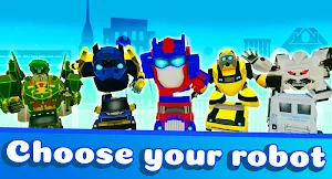 MegaBot - Flying Robot Car Transform Screenshot 1