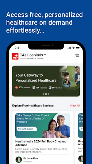 TALHospitals Screenshot 2