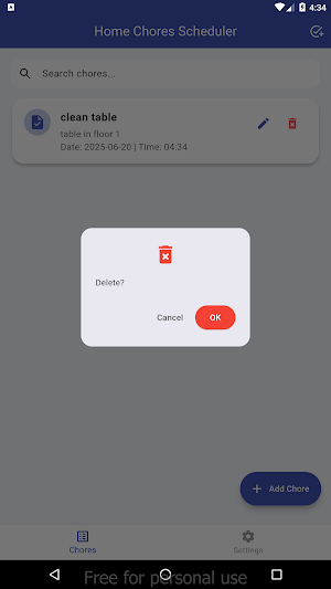 Home Chores Scheduler screenshot 8