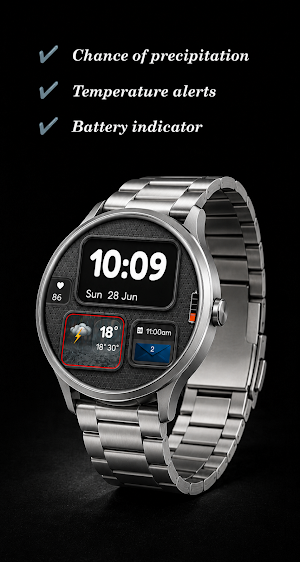 Big Time Weather watch face Screenshot 1