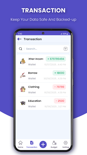 Personal Budget & Loan Tracker Screenshot 1