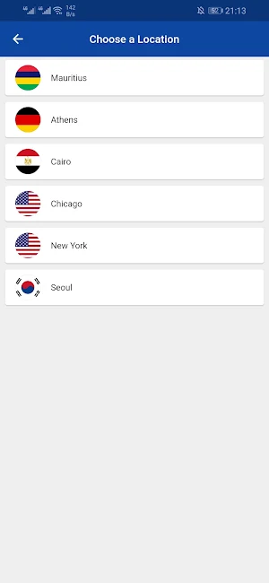 WorldTimeClock Screenshot 2