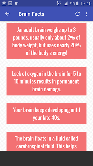 Cool Facts About Human Body Screenshot 2