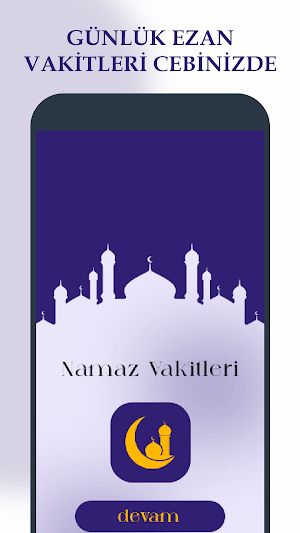Namaz Ezan Vakitleri - Alarm Screenshot 0