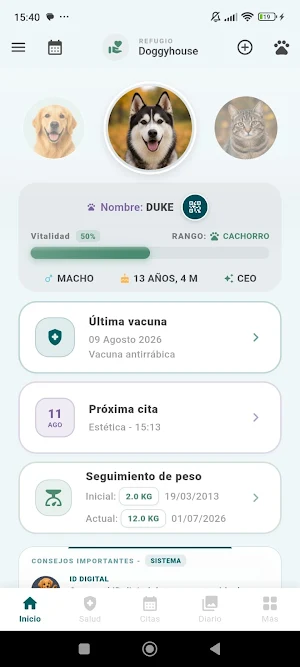 Duke PetCare: Salud y Mascotas Screenshot 0